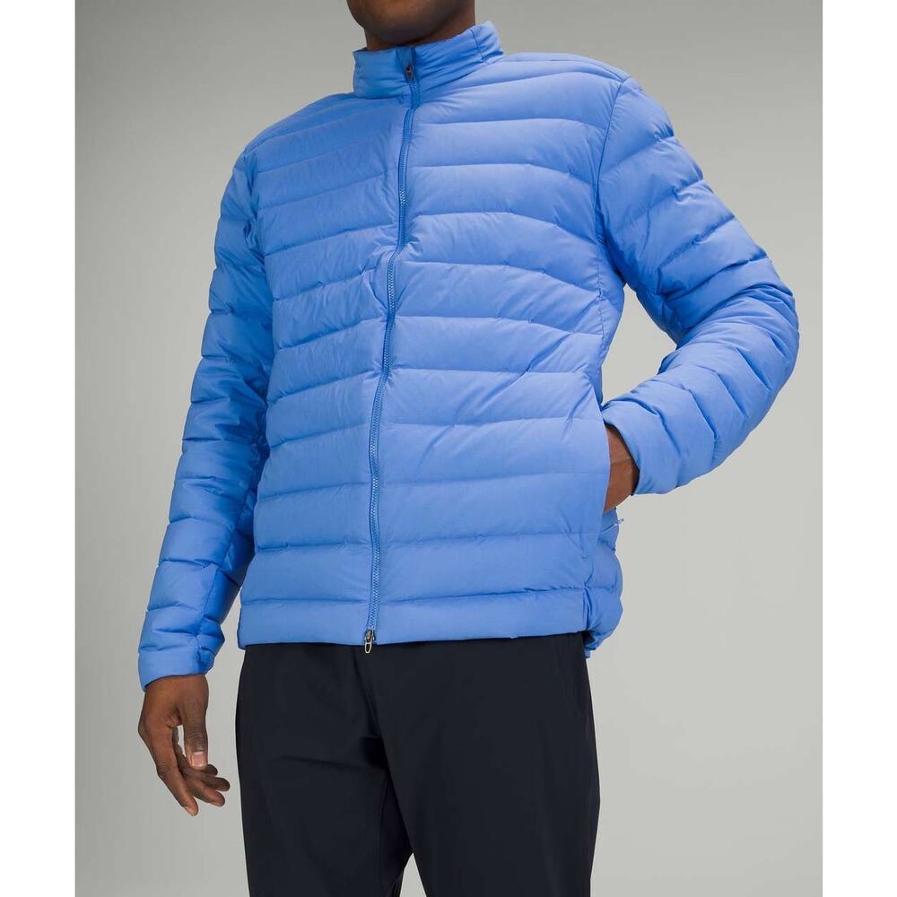 LULULEMON Men’s XL Navigation Stretch Down Jacket Blue Nile Goose Down